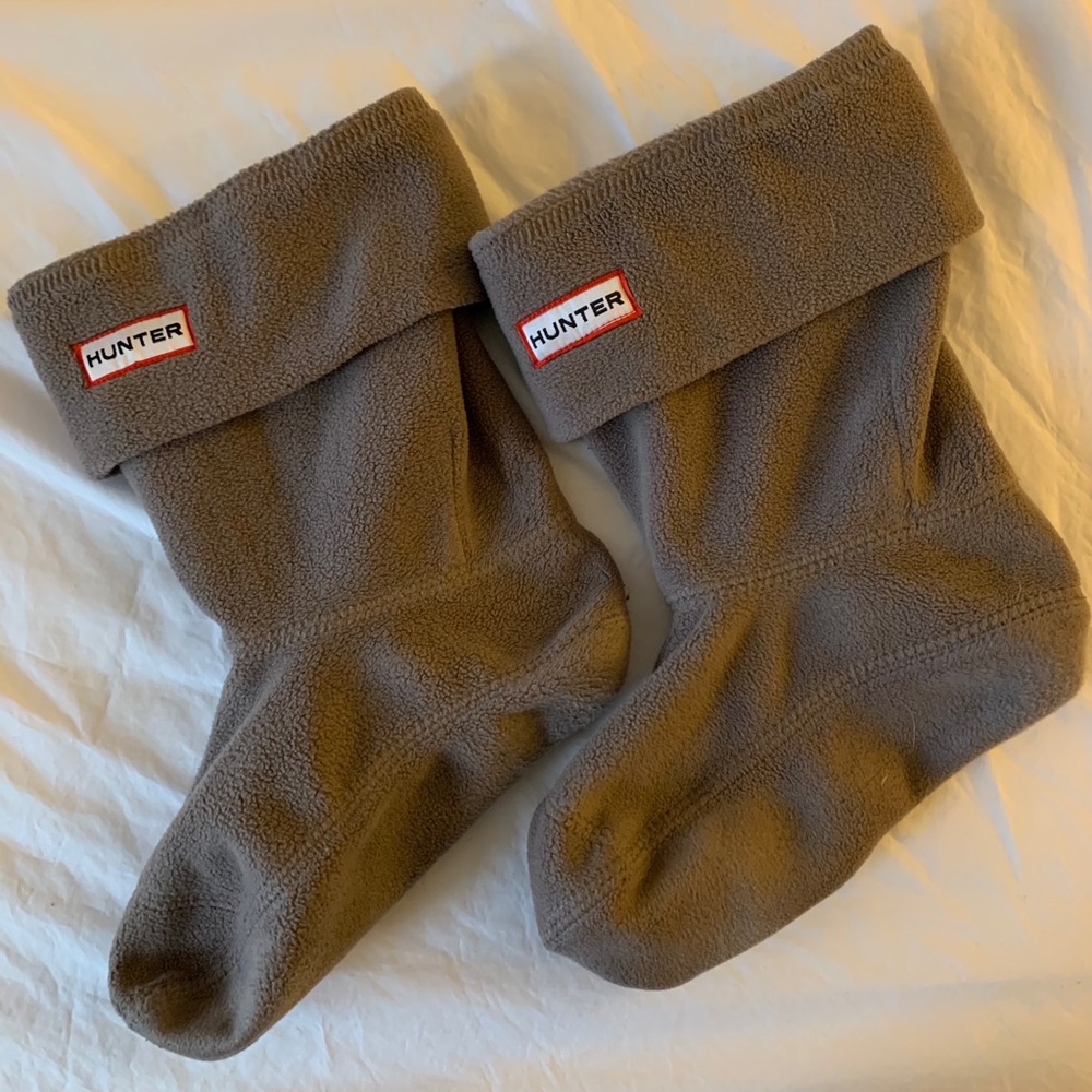 Hunter Short Boots Fleece Socks